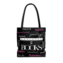 Load image into Gallery viewer, &quot;Addicted To Books&quot; Tote Bag
