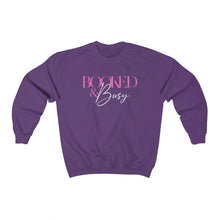 Load image into Gallery viewer, Booked &amp; Busy  Unisex Heavy Blend™ Crewneck Sweatshirt
