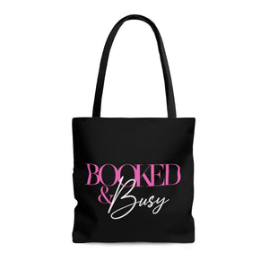 Booked & Busy Tote Bag