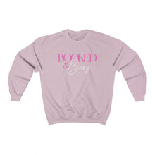 Load image into Gallery viewer, Booked &amp; Busy  Unisex Heavy Blend™ Crewneck Sweatshirt
