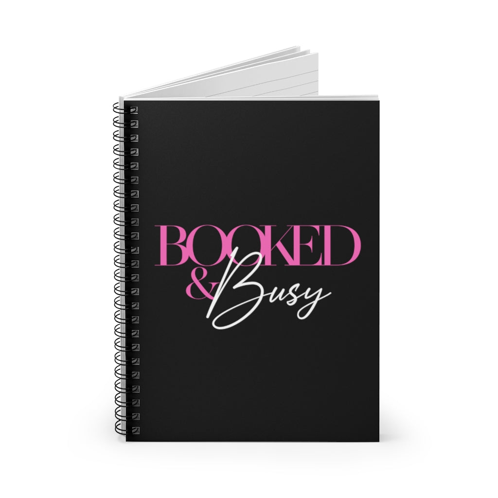 Booked & Busy Spiral Notebook